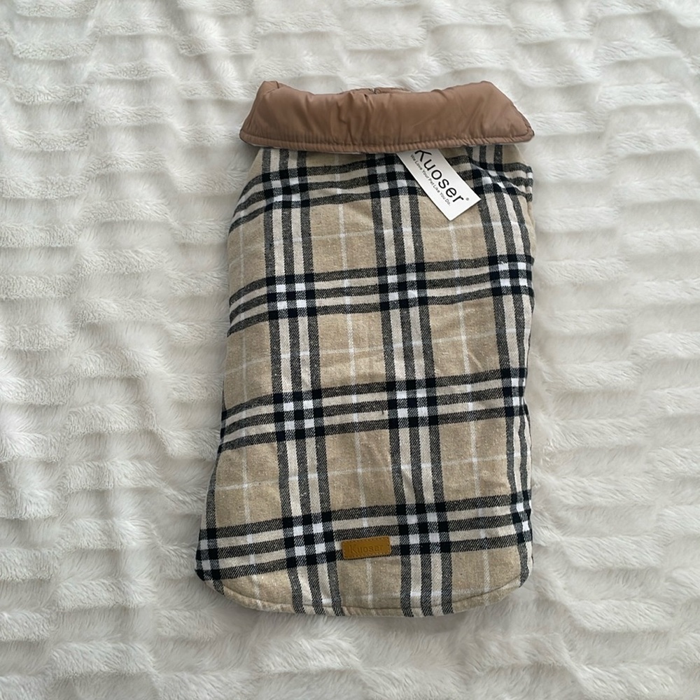 Kuoser Reversible Warm Dog Jacket‎ NWT